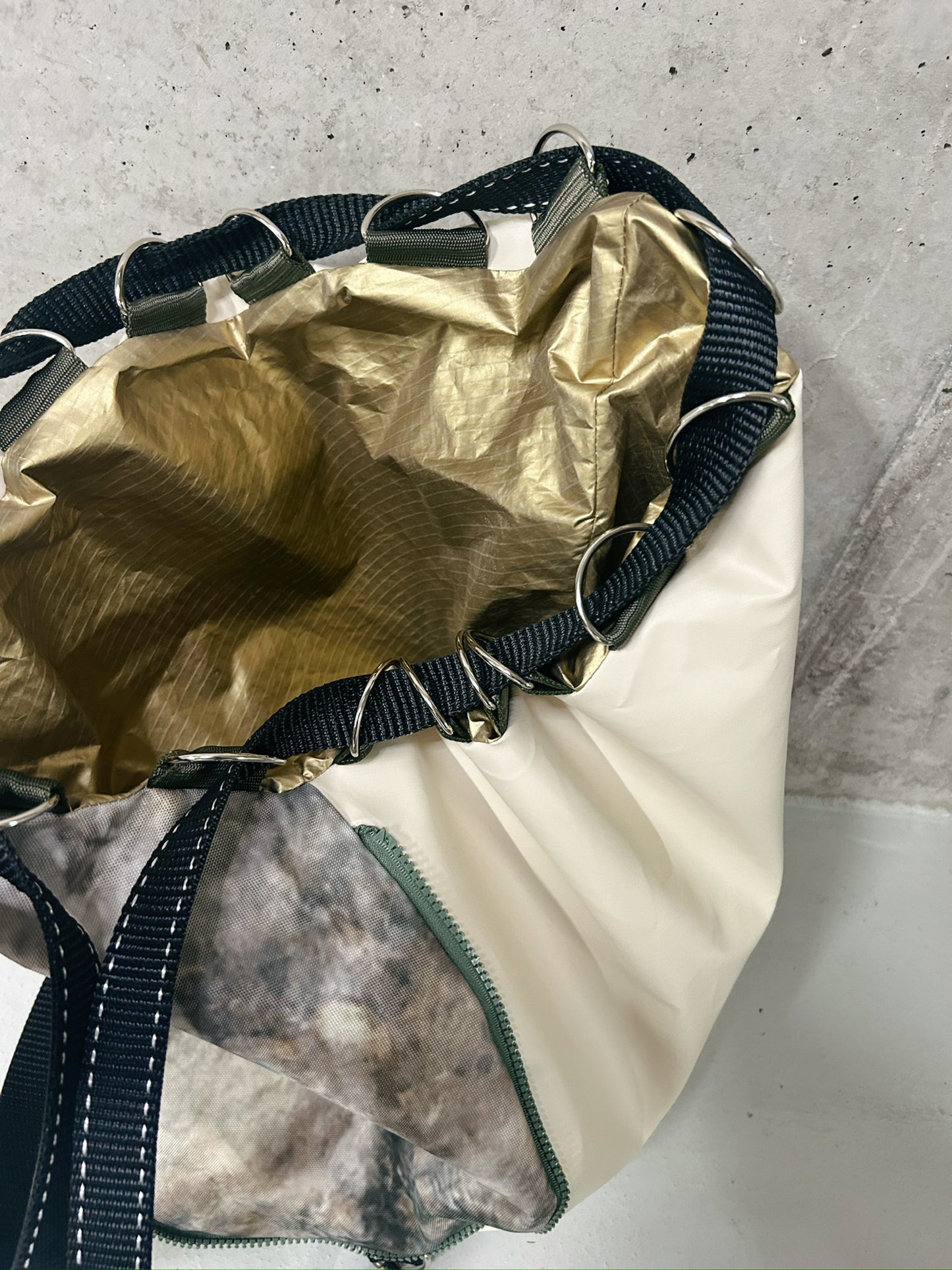 EARTH DROP B-BAG, CAMO CREAM